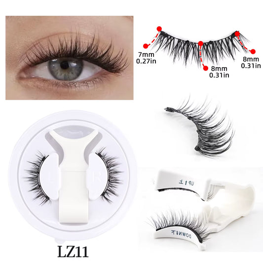 Faux cils magnétiques - Oeil de biche - 1 paire